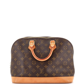 Louis Vuitton Vintage Alma Handbag Monogram Canvas PM