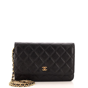 Chanel Wallet on Chain Quilted Caviar