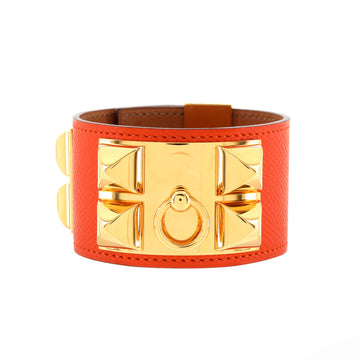 Hermes Collier de Chien Bracelet Leather