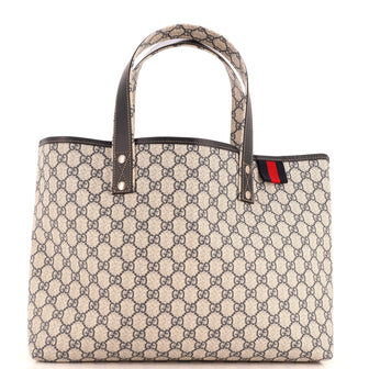 Gucci Web Loop Tote GG Coated Canvas Medium