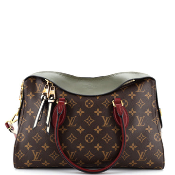 Louis Vuitton Tuileries Handbag Monogram Canvas with Leather