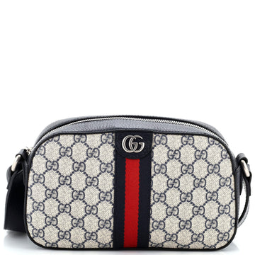 Gucci Ophidia Camera Shoulder Bag GG Coated Canvas Small