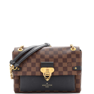 Louis Vuitton Vavin Handbag Damier with Leather PM