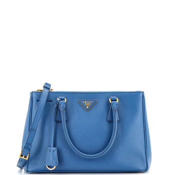 Prada Double Zip Lux Tote Saffiano Leather Small