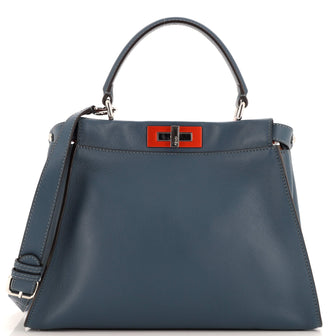 Fendi Peekaboo Bag Rigid Leather Regular