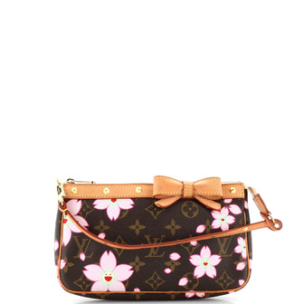 Louis Vuitton Pochette Accessoires Limited Edition Cherry Blossom Monogram