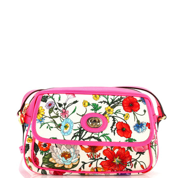 Gucci Shoulder Bag Flora Canvas Small