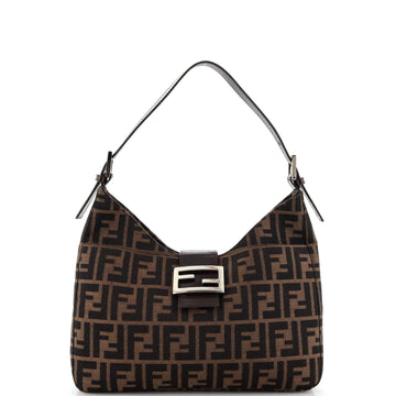 Fendi Vintage Shoulder Bag Zucca Canvas Medium