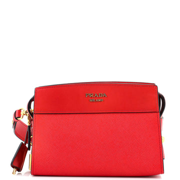 Prada Esplanade Crossbody Bag Saffiano with City Calf Small