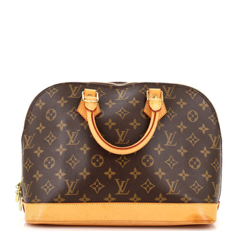 Louis Vuitton Vintage Alma Handbag Monogram Canvas PM