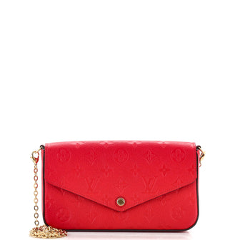 Louis Vuitton Felicie Pochette Monogram Empreinte Leather