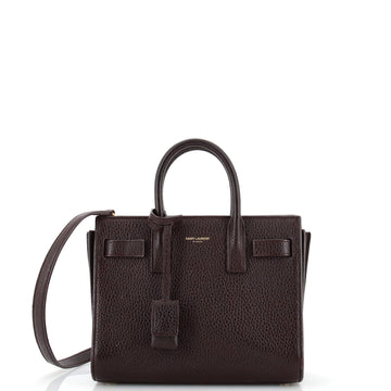 Saint Laurent Sac de Jour Bag Leather Nano