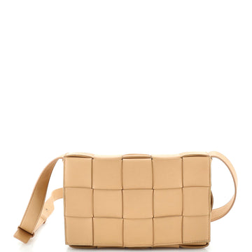 Bottega Veneta Cassette Crossbody Bag Maxi Intrecciato Leather Small