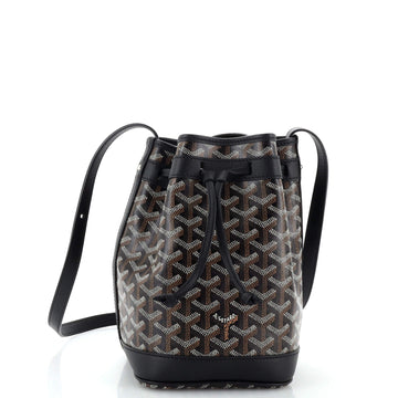 Goyard Petit Flot Bucket Bag Coated Canvas PM
