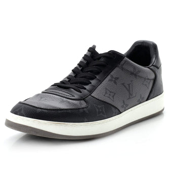 Louis Vuitton Men's Rivoli Low-Top Sneakers Monogram Eclipse Canvas