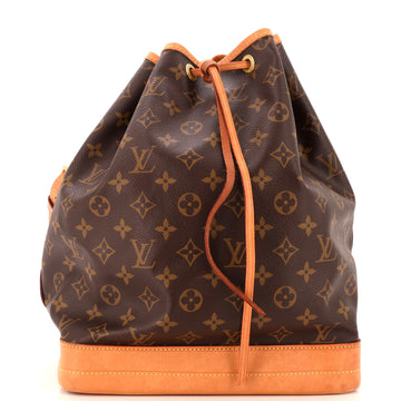 Louis Vuitton Noe Handbag Monogram Canvas Large