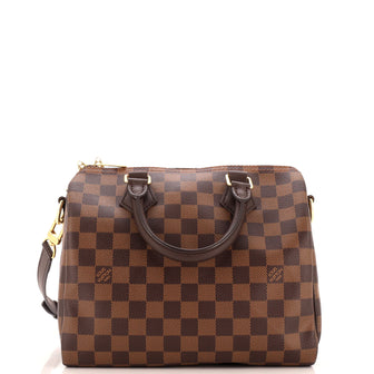 Louis Vuitton Speedy Bandouliere Bag Damier 25