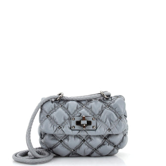 Valentino Garavani SpikeMe Flap Bag Quilted Leather Small