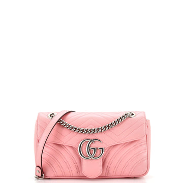 Gucci GG Marmont Flap Bag Matelasse Leather Small