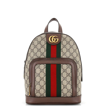 Gucci Ophidia Backpack GG Coated Canvas Small