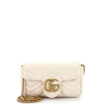 Gucci GG Marmont Flap Bag Matelasse Leather Super Mini