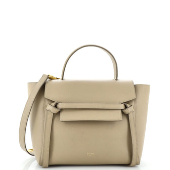 Celine Belt Bag Textured Leather Micro