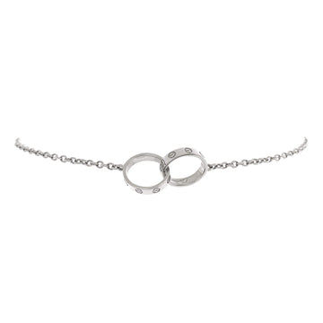 Cartier Love Interlocking Bracelet 18K White Gold