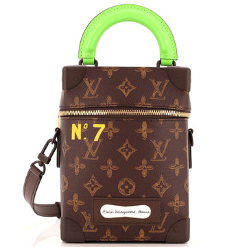 Louis Vuitton Vertical Box Trunk Bag No.7 Trunk L'Oeil Vintage Monogram Canvas