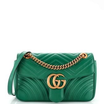 Gucci GG Marmont Flap Bag Matelasse Leather Small