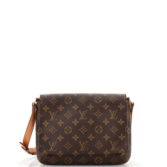 Louis Vuitton Musette Tango Handbag Monogram Canvas