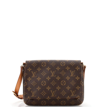 Louis Vuitton Musette Tango Handbag Monogram Canvas