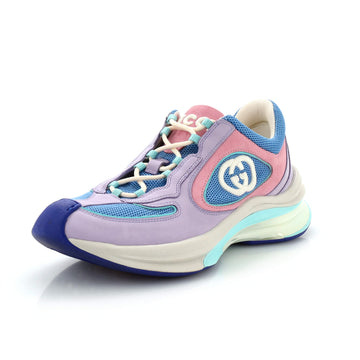 Gucci Run Sneakers Technical Fabric and Suede