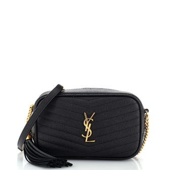 Saint Laurent Lou Camera Bag Matelasse Chevron Leather Mini