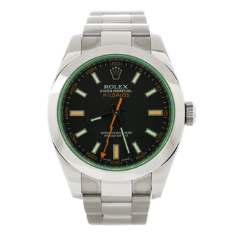 Rolex Oyster Perpetual Milgauss Automatic Watch Stainless Steel 40
