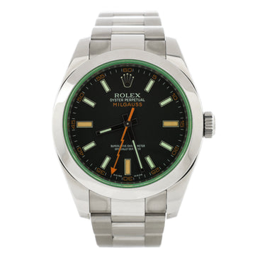 Rolex Oyster Perpetual Milgauss Automatic Watch Stainless Steel 40