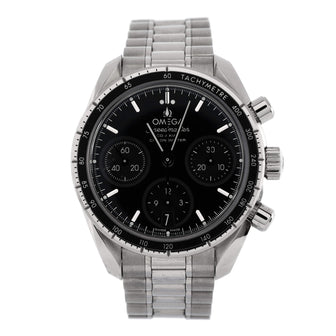 Omega Speedmaster Co-Axial Chronometer Chronograph Automatic Watch Stainless Steel 38