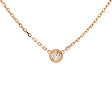 Cartier Cartier D'Amour Pendant Necklace 18K Rose Gold with Diamond XS