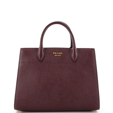Prada Bibliotheque Tote Saffiano with City Calf Medium