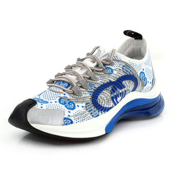 Gucci Men's Run Sneakers Embroidered Technical Fabric