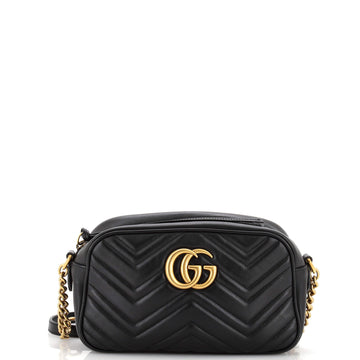 Gucci GG Marmont Shoulder Bag Matelasse Leather Small