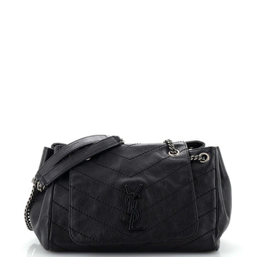 Saint Laurent Nolita Satchel Matelasse Chevron Leather Small