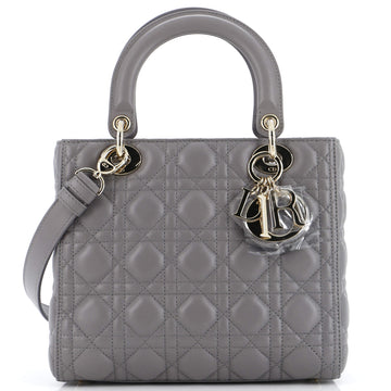 Christian Dior Lady Dior Bag Cannage Quilt Lambskin Medium