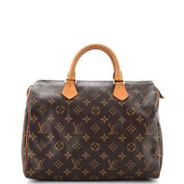 Louis Vuitton Speedy Handbag Monogram Canvas 30