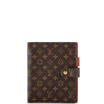 Louis Vuitton Ring Agenda Cover Monogram Canvas GM
