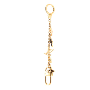 Louis Vuitton Spring Street Chain Bag Charm and Key Holder Metal with Monogram Canvas and Enamel
