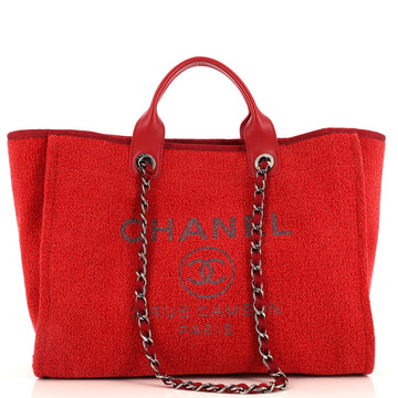 Chanel Deauville Tote Mixed Fibers Medium