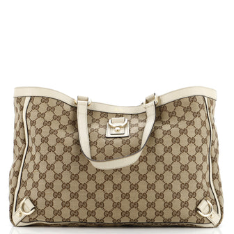 Gucci Abbey D-Ring Tote GG Canvas Large