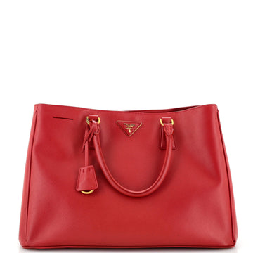 Prada Lux Open Tote Saffiano Leather North South