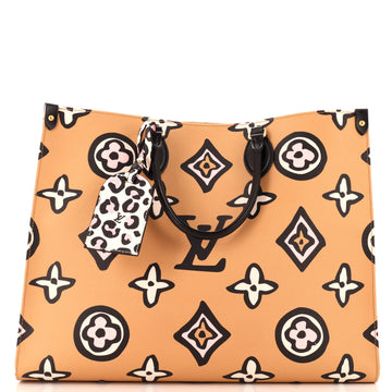 Louis Vuitton OnTheGo Tote Wild at Heart Monogram Giant GM