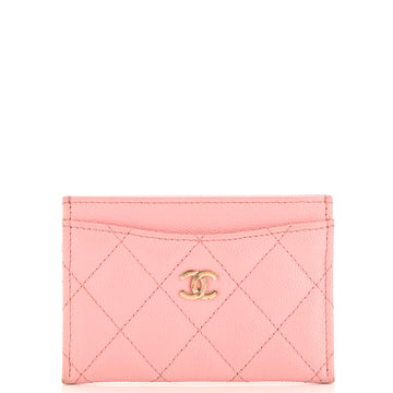 Chanel Classic Card Holder Quilted Caviar